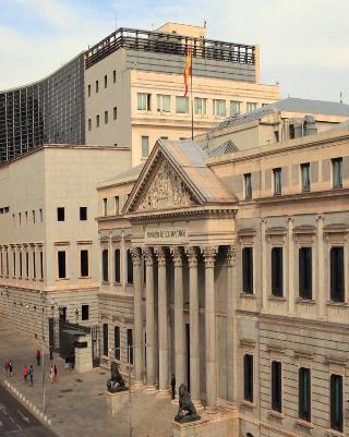 Vista de los edificios del Congreso de los Diputados. Fuente: Congreso de los Diputados