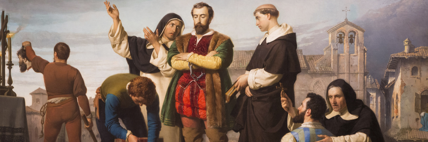 La pintura de Historia ocupa un lugar destacado en el Palacio. Los Comuneros de Castilla, de Antonio Gisbert, narra la la ejecución de los comuneros que se levantaron en armas en Villalar en 1521