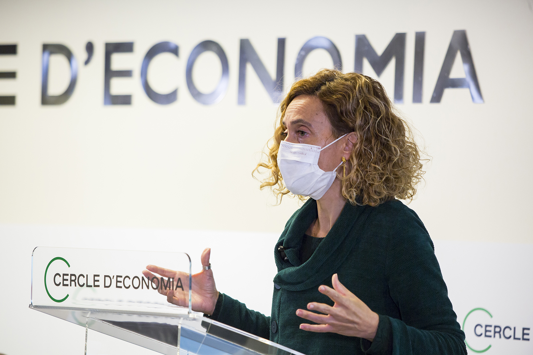 La presidenta del Congreso, Meritxell Batet, interviene en el Cercle d'Economia