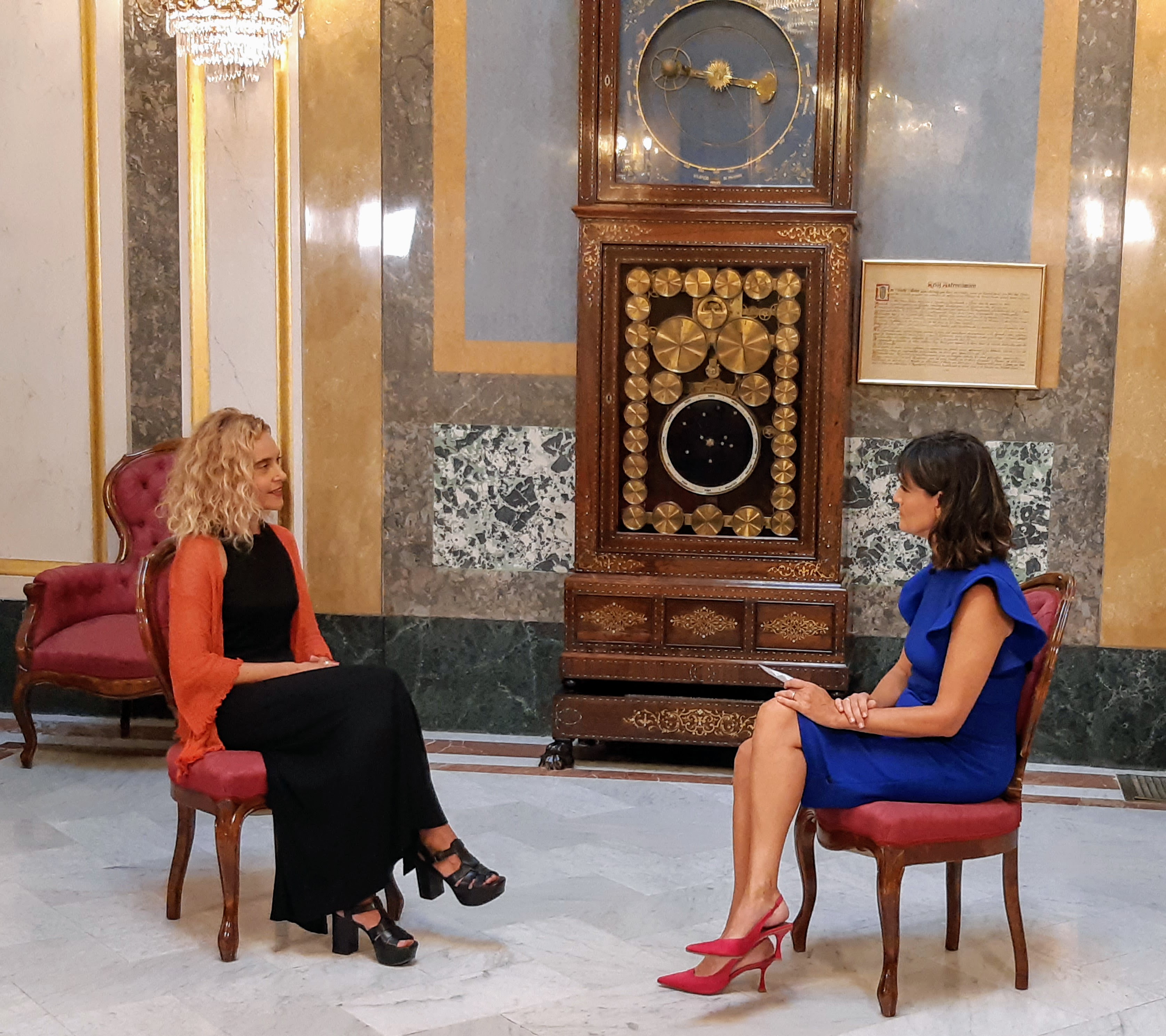 Entrevista a la presidenta del Congreso, Meritxell Batet, en el programa 'Parlamento' de TVE