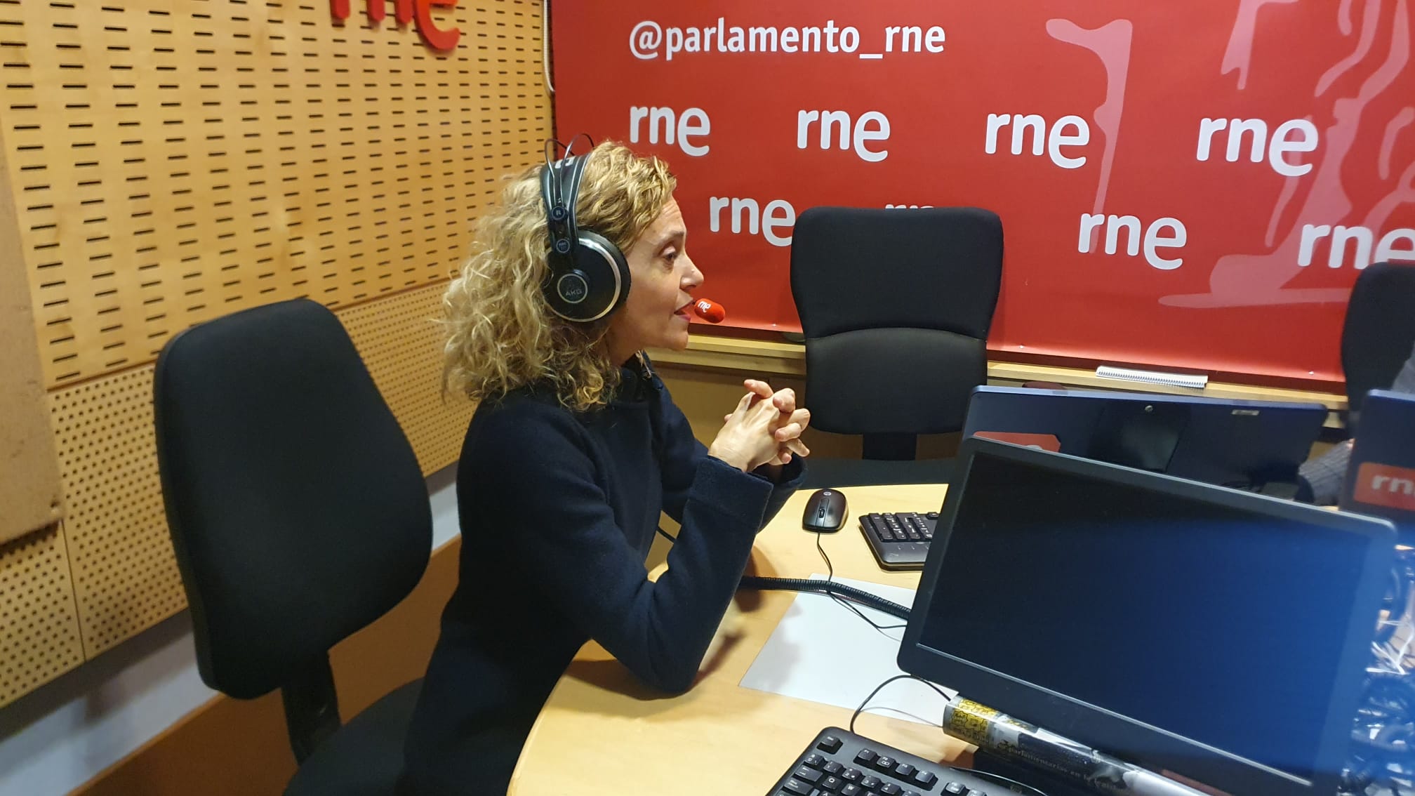 Entrevista a la presidenta del Congreso de los Diputados, Meritxell Batet, en el programa 'Parlamento' de RNE-Radio 5.