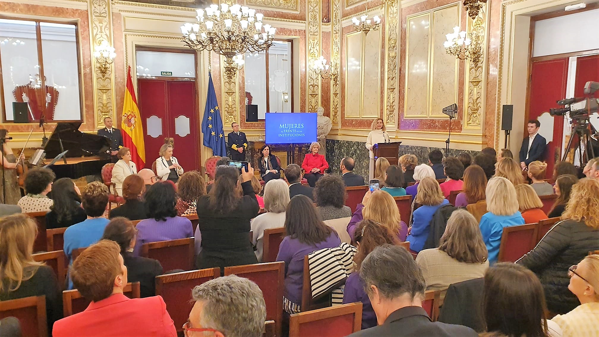 Acto con motivo del Día de la Mujer, en el Congreso de los Diputados