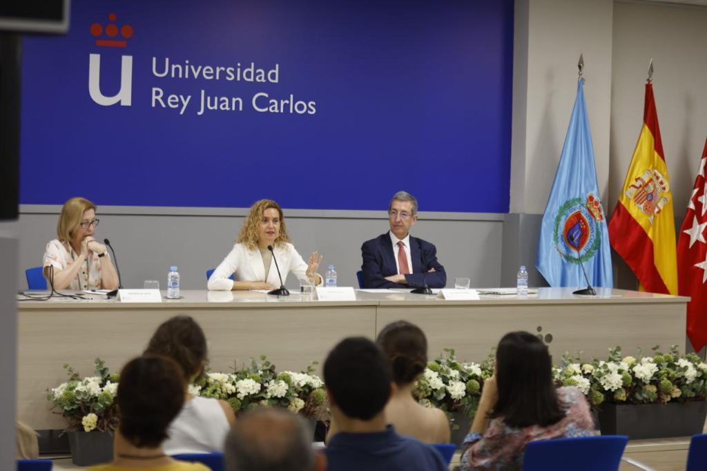 La presidenta del Congreso de los Diputados, Meritxell Batet, en la inauguración del Curso de Verano de la Asociación de Periodistas Parlamentarios (APP)