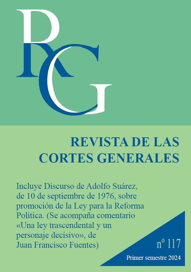 Revista de las Cortes Generales Nº 117 Primer Semestre 2024