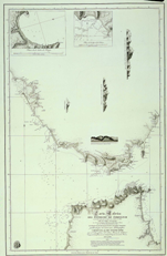 Carta esférica del Estrecho de Gibraltar, 1826.