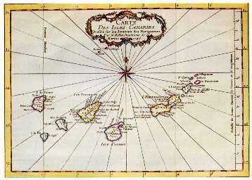 Mapa de Canarias, 1746.