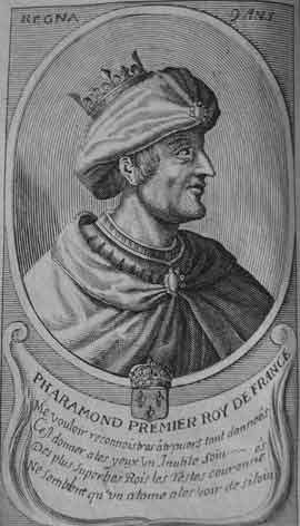  Pharamond, rey de los francos salios, siglo V. 