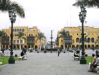 Ayuntamiento de Lima, Perú.