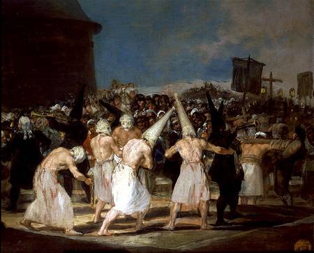 Procesión de flagelantes. Francisco de Goya.