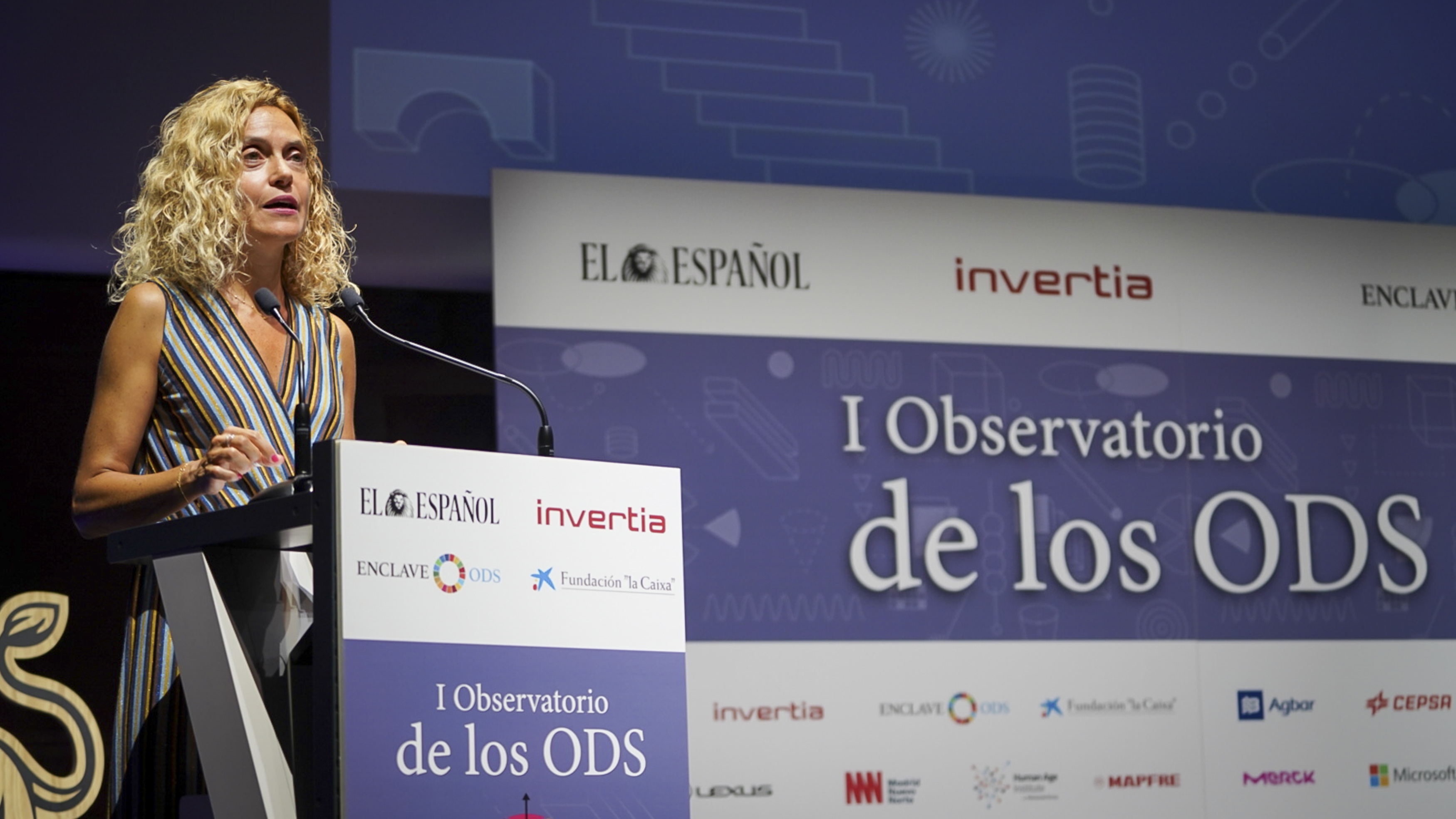 La presidenta del Congreso de los Diputados, Meritxell Batet, inaugura el I Observatorio de los ODS de El Español