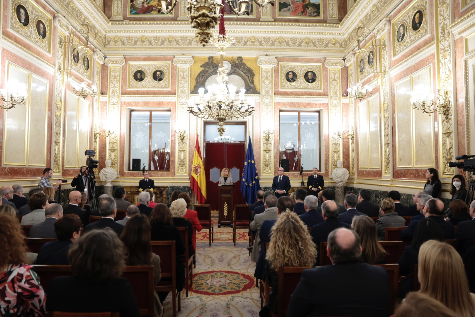 Acto de celebración del 40 aniversario del Defensor del Pueblo, en el Congreso de los Diputados